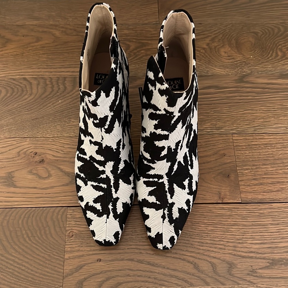 Houndstooth bootie